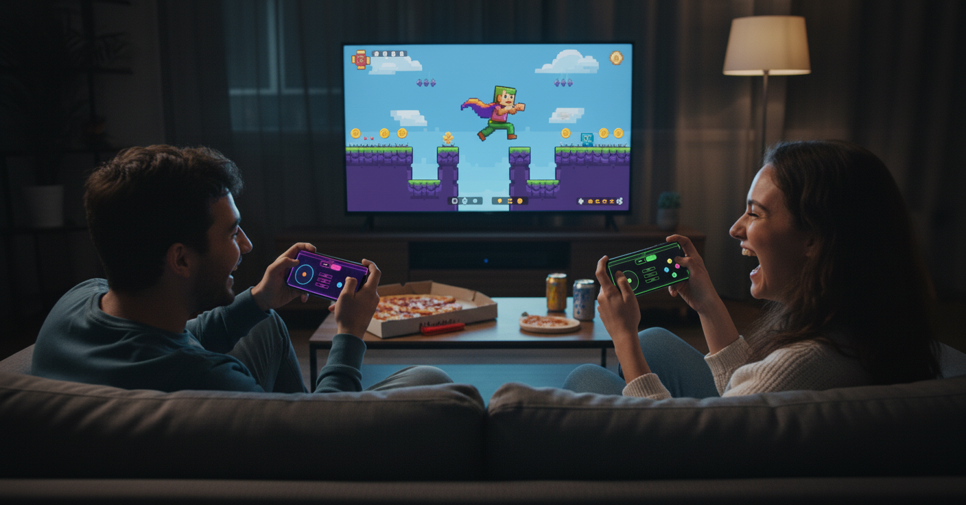 Players using PrestoPad